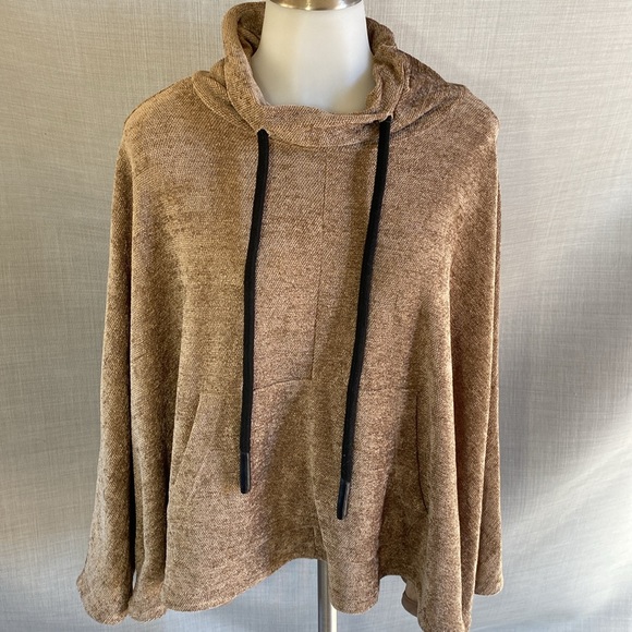Cape/Kimono/Poncho Zara Beige - Taille M - Occasion Très Bon état - Style Bloggers